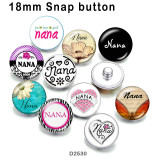 10pcs/lot   Nana   glass picture printing products of various sizes  Fridge magnet cabochon