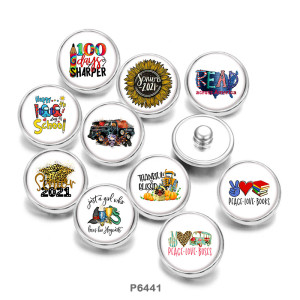 Painted metal Painted metal 20mm snap buttons  snap buttons  Car  book  Print