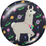 Painted metal 20mm snap buttons   Alpaca   Print