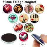 10pcs/lot   Music   glass picture printing products of various sizes  Fridge magnet cabochon