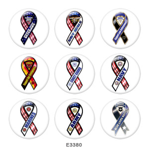 Painted metal Painted metal 20mm snap buttons  snap buttons   Army  Navy  Print