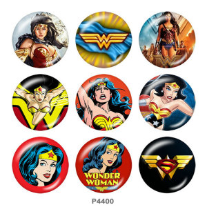 Painted metal 20mm snap buttons  Cartoon