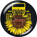 Painted metal 20mm snap buttons  Car Print
