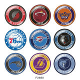 Painted metal 20mm snap buttons  team Sport