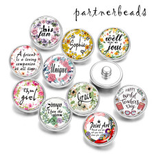 Painted metal 20mm snap buttons    thank you  Print