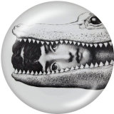 Painted metal 20mm snap buttons  designer Print