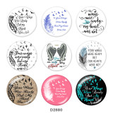 Painted metal 20mm snap buttons  Feather