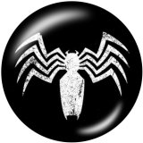 Painted metal 20mm snap buttons  venom