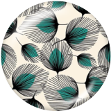 Painted metal 20mm snap buttons  design Print