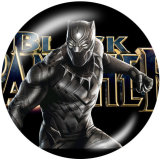 Painted metal 20mm snap buttons  Marvel