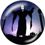 Painted metal 20mm snap buttons   Halloween  Print