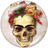 Painted metal 20mm snap buttons  Frida kahlo artist Print