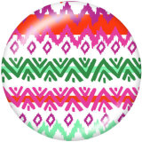 Painted metal 20mm snap buttons  Pattern Print Beach Ocean