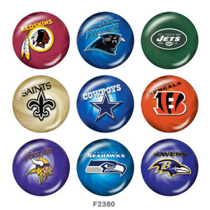 Painted metal 20mm snap buttons  team Sport