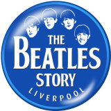 Painted metal 20mm snap buttons  Beatles