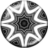 Painted metal 20mm snap buttons  decorative pattern Print