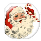 Painted metal 20mm snap buttons  Christmas