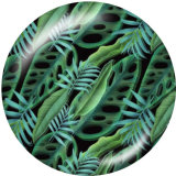 Painted metal 20mm snap buttons   Botany   Print