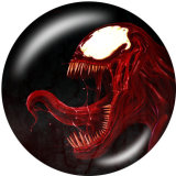 Painted metal 20mm snap buttons  venom