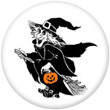 Painted metal 20mm snap buttons   Halloween  Print