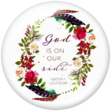 Painted metal 20mm snap buttons    MOM  Print