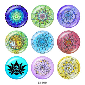 Painted metal 20mm snap buttons   Faith  Print