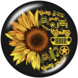 Painted metal 20mm snap buttons  Car Print