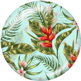 Painted metal 20mm snap buttons   Flamingo   Print