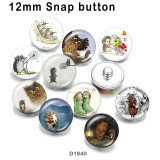 10pcs/lot  Little hedgehog  glass  picture printing products of various sizes  Fridge magnet cabochon