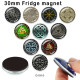 10pcs/lot  pattern  glass  picture printing products of various sizes  Fridge magnet cabochon