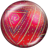 Painted metal 20mm snap buttons  Christmas ball Print