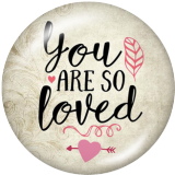 Painted metal 20mm snap buttons  Mother's Day Print