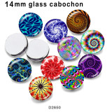 10pcs/lot  pattern  color  glass picture printing products of various sizes  Fridge magnet cabochon