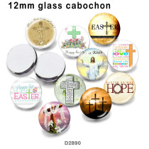 10pcs/lot  Cross  glass  picture printing products of various sizes  Fridge magnet cabochon