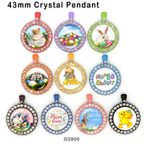 10pcs/lot  rabbit   glass  picture printing products of various sizes  Fridge magnet cabochon