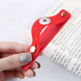 Creative mobile phone holder silicone push-pull lazy ring holder stick mobile phone holder fit 20MM chunks snaps jewelry