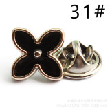Anti-glare button, concealed button, detachable adjustment, nail-free button, sewing-free button, pearl button, shirt decoration, DIY brooch buckle