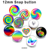 10pcs/lot  color  pattern  glass  picture printing products of various sizes  Fridge magnet cabochon