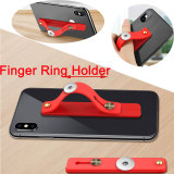 Creative mobile phone holder silicone push-pull lazy ring holder stick mobile phone holder fit 20MM chunks snaps jewelry