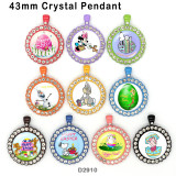 10pcs/lot  rabbit   glass  picture printing products of various sizes  Fridge magnet cabochon