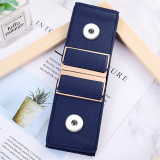 6cm wide and 60-80cm long, fashionable ladies decorative  elastic belt fit two 20MM chunks snaps jewelry