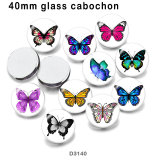 10pcs/lot  Butterfly  glass  picture printing products of various sizes  Fridge magnet cabochon
