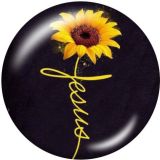 Sunflower The mobile phone holder Painted phone sockets with a black or white print pattern base