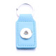 Pu leater fashion Keychain  buttons fit snaps chunks  Snaps Jewelry