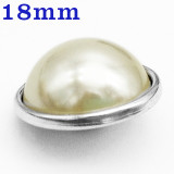 18MM snap Imitation pearls snap buttons