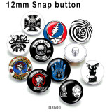 10pcs/lot  skull  glass  picture printing products of various sizes  Fridge magnet cabochon