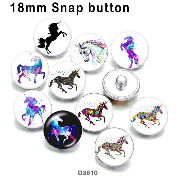 10pcs/lot  Horse   glass  picture printing products of various sizes  Fridge magnet cabochon