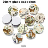 10pcs/lot  Butterfly  Dragonfly   glass  picture printing products of various sizes  Fridge magnet cabochon