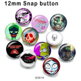 10pcs/lot  Lips  glass  picture printing products of various sizes  Fridge magnet cabochon