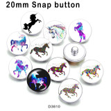 10pcs/lot  Horse   glass  picture printing products of various sizes  Fridge magnet cabochon
